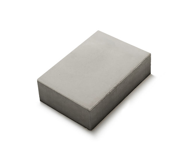 Våtpressad betongplatta Klara i naturgrå;300×400×80 mm – produktfoto.