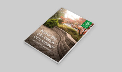 Omslagsbild för broschyren: Murar för alla behov och smaker
