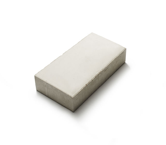 Produktbild på den våtpressade Klara med måtten 175x350 mm i färgen naturvit.