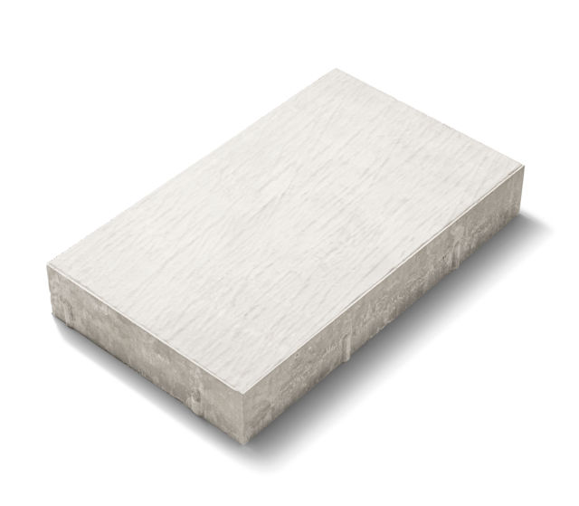 Fristadsplattan i färgen supervit;format 300x500x80 mm
