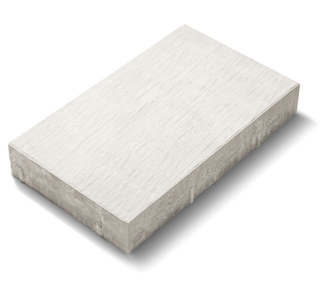 Fristadsplattan i färgen supervit;format 400x600x80 mm