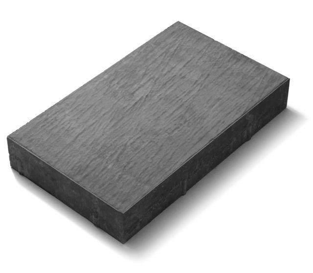 Fristadsplattan i färgen svart;format 400x600x80 mm
