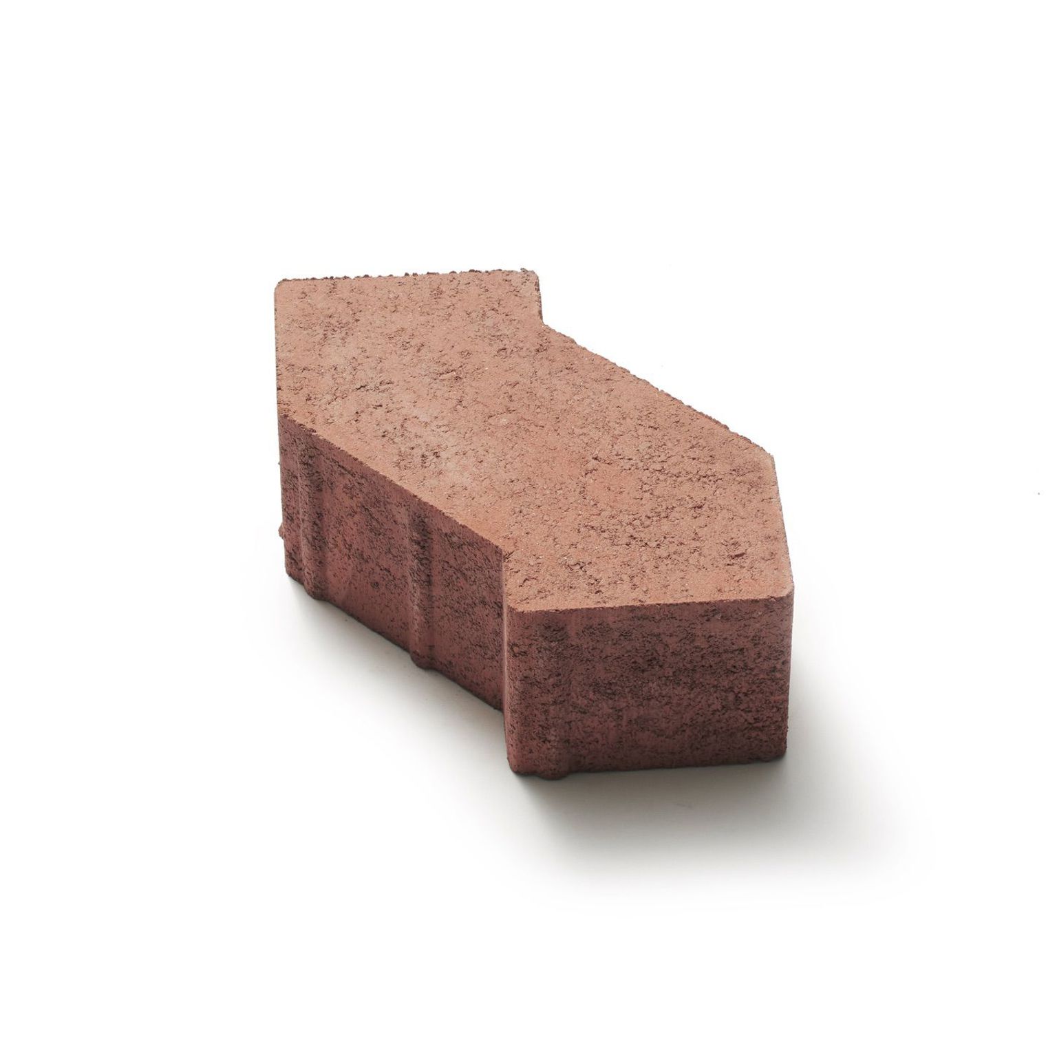 Produktbild av markstenen SF-sten;normalsten;i färgen karminröd.