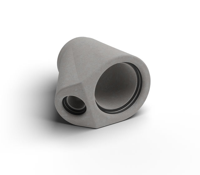 Produktbild på Kanmax PG grenrör med längden 700 mm och DN 400 x 150 mm