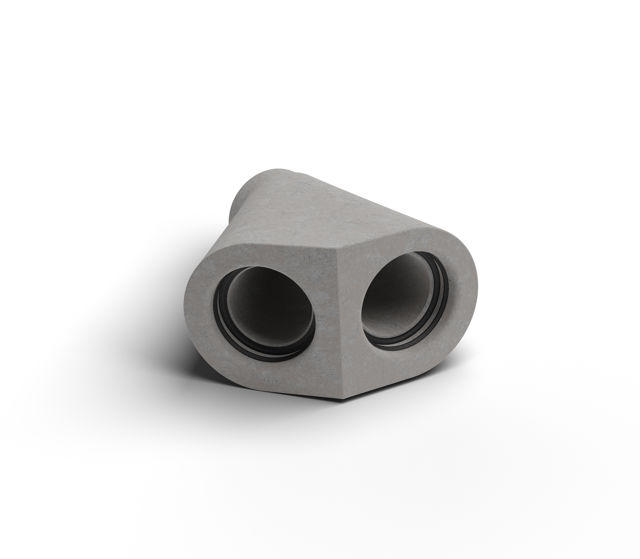 Produktbild på Kanmax PG grenrör med längden 700 mm och DN 225 x 225 mm