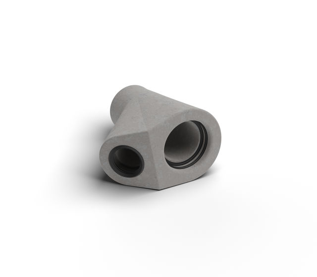 Produktbild på Kanmax PG grenrör med längden 600 mm och DN 225 x 160 mm