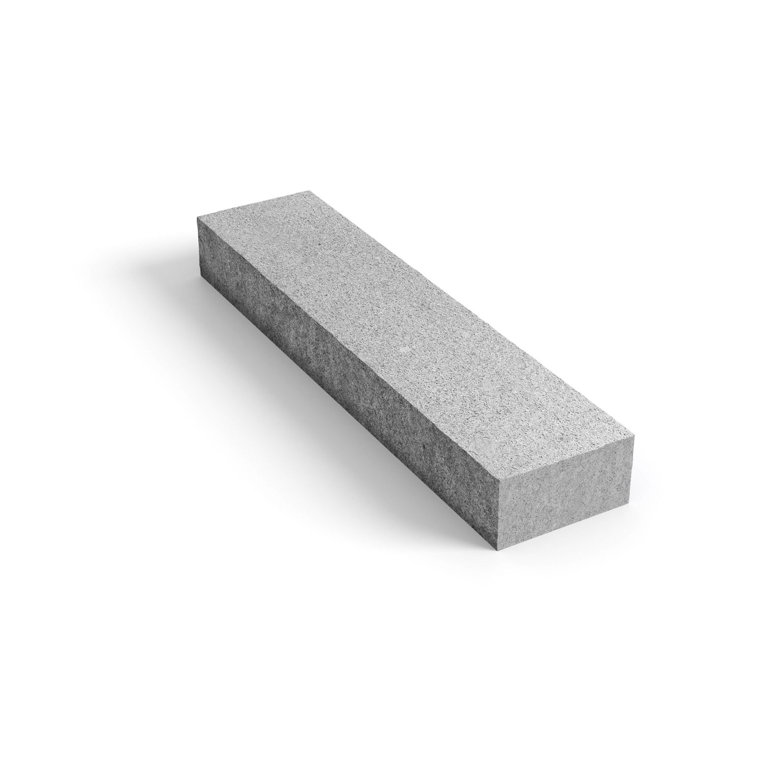 Produktbild på blocksteg i granit med måtten 400x400x40 mm i färgen Porto grå.
