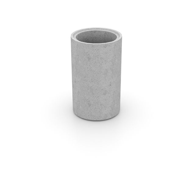 Produktbild av en cementfogad brunnsring i formatet: 500x1000 mm