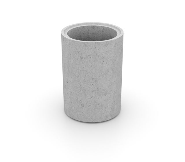 Produktbild av en cementfogad brunnsring i formatet: 600x1000 mm