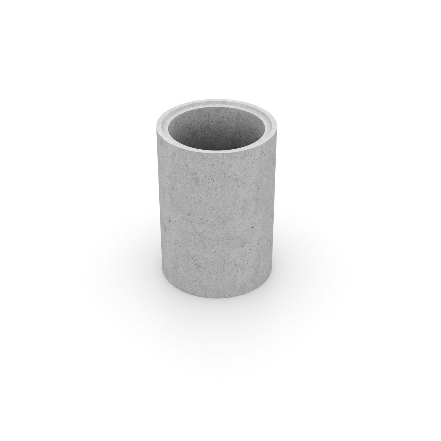 Produktbild av en cementfogad brunnsring med plan botten i formatet: 600x1000 mm