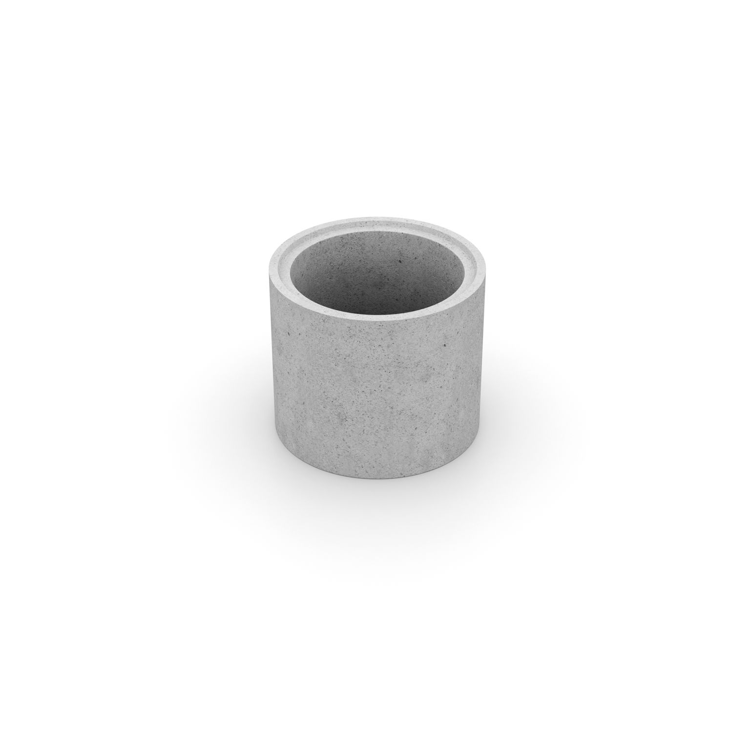 Produktbild av en cementfogad brunnsring med plan botten i formatet: 600x600 mm