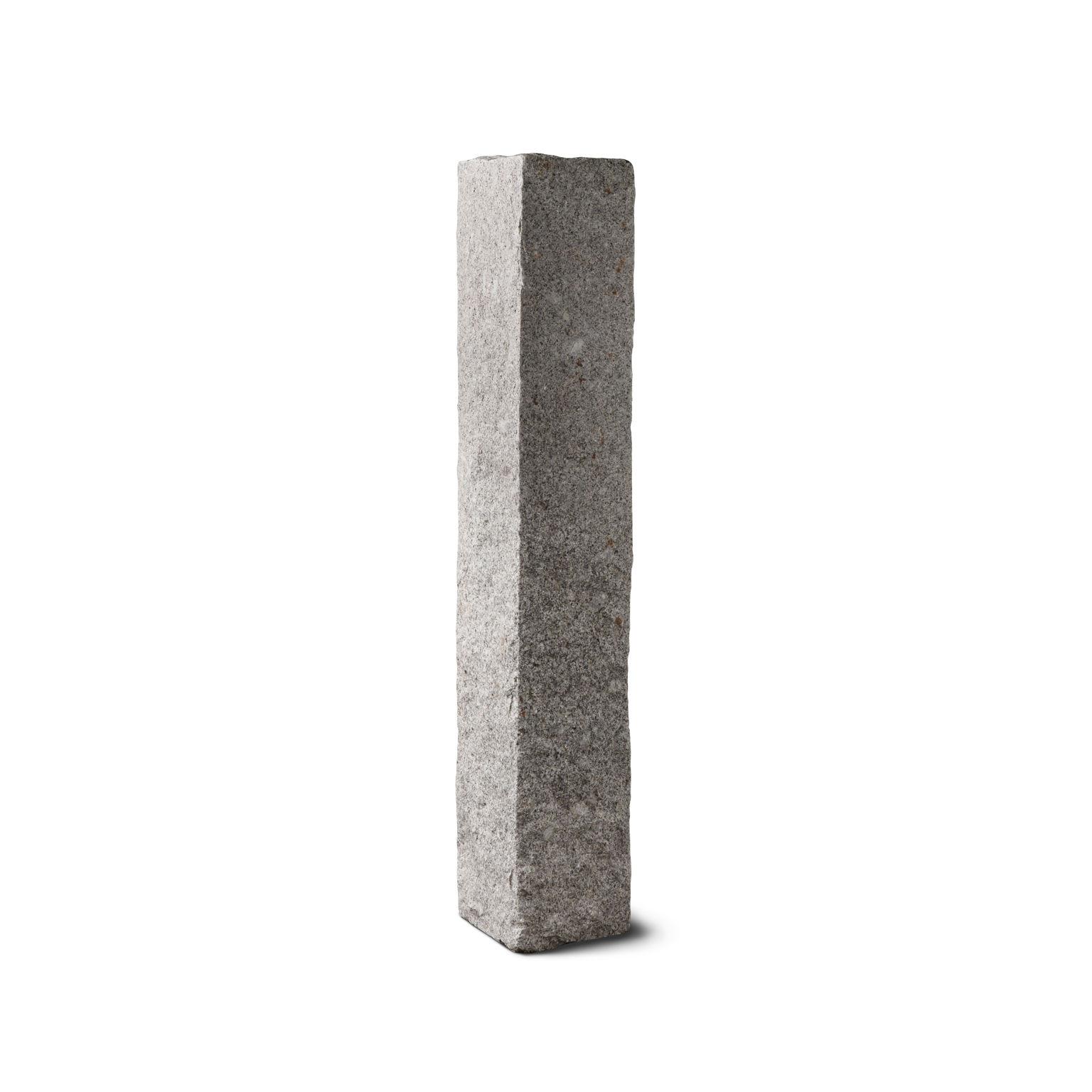 Produktbild av stolpe av Porto Grå med måtten: höjd 1700 mm;bredd 250;längd 250 mm. Sidorna är råkilade.