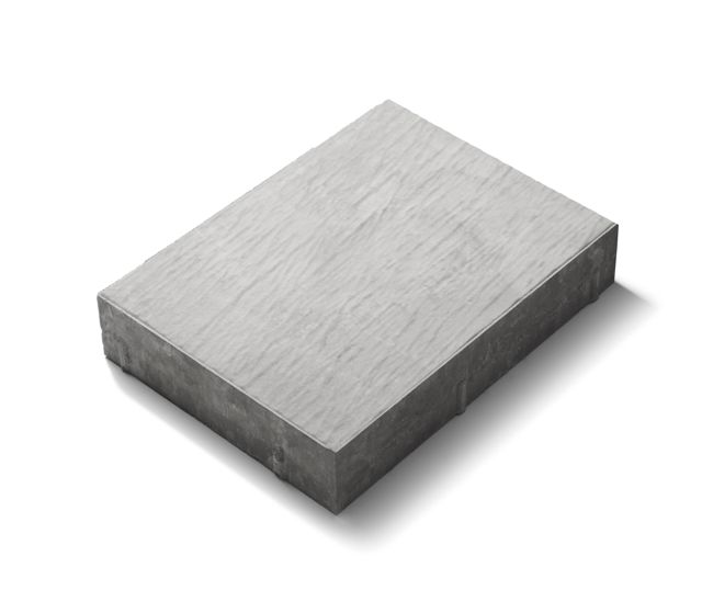 Produktbild på den våtpressade Fristad med måtten 300x400x80 mm i färgen naturgrå.