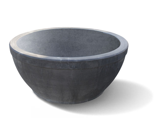 Produktbild på en stor Svenshögskruka med diameter 1230 mm i färgen antracit.