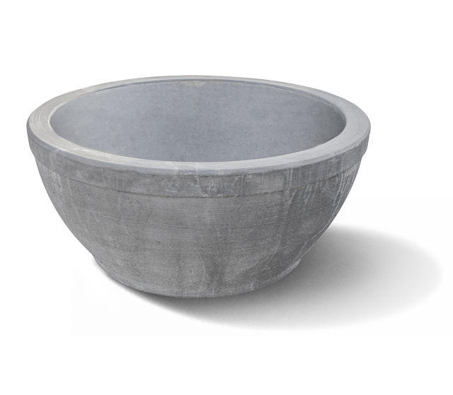 Produktbild på en stor Svenshögskruka med diameter 1230 mm i färgen naturgrå.